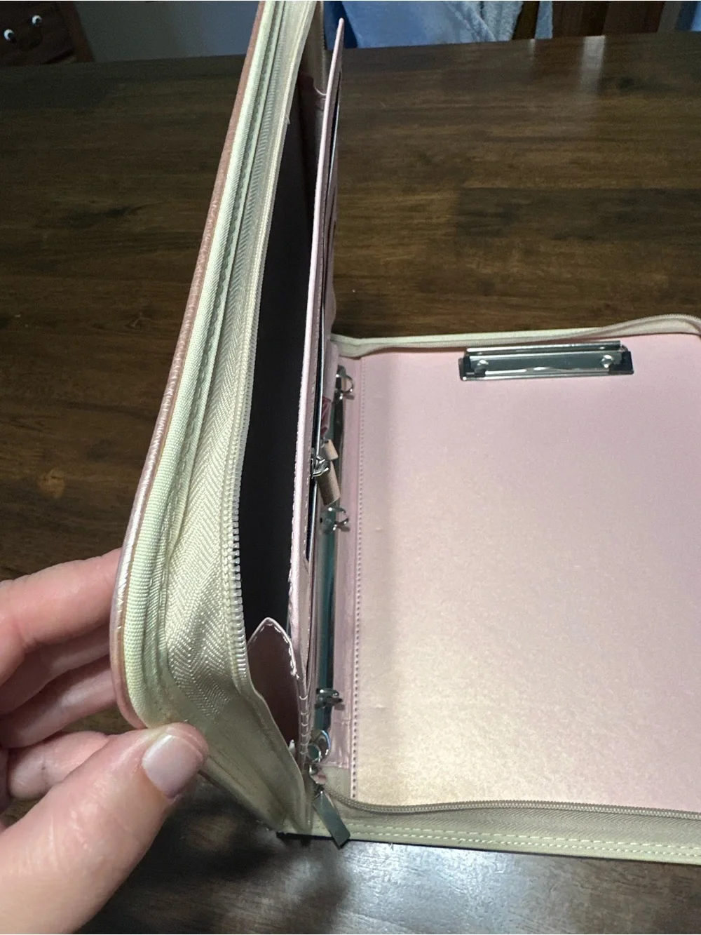 Rose Gold Pad Folio Binder - Unbranded